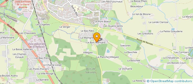 localisation de l'entreprise MELODYA  VERN-SUR-SEICHE