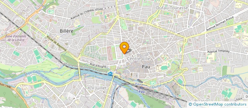 localisation de l'entreprise MELODYBL à PAU