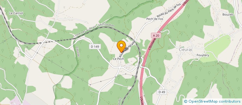 localisation de l'entreprise MELOJUMAX  CIEURAC