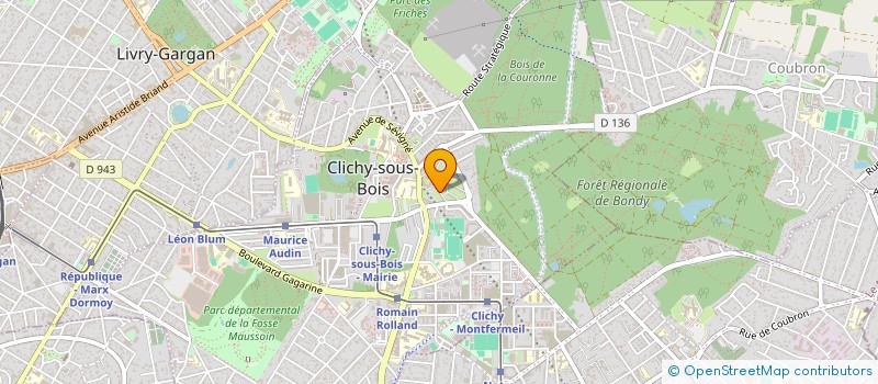 localisation de l'entreprise MELOKANS à CLICHY-SOUS-BOIS