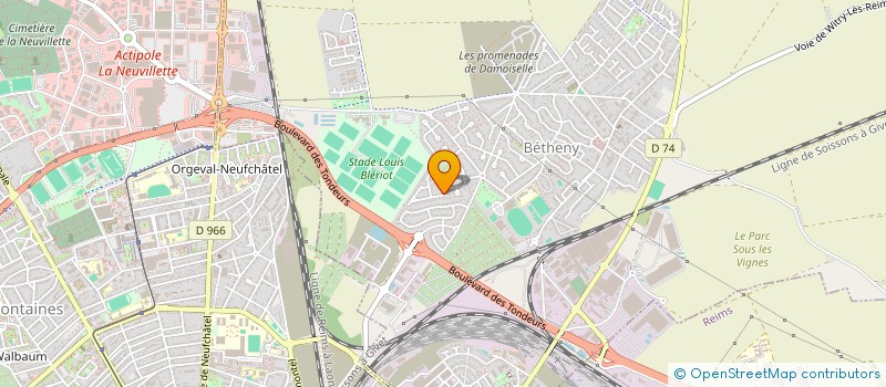 localisation de l'entreprise MELOLULU  BETHENY