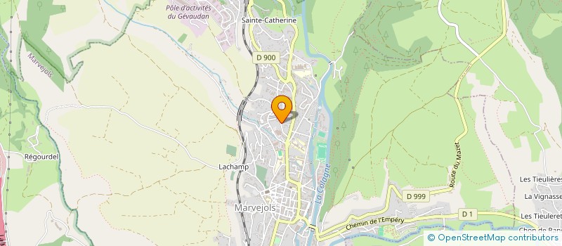 localisation de l'entreprise MELOMANES DOUCE LOZERE  MARVEJOLS