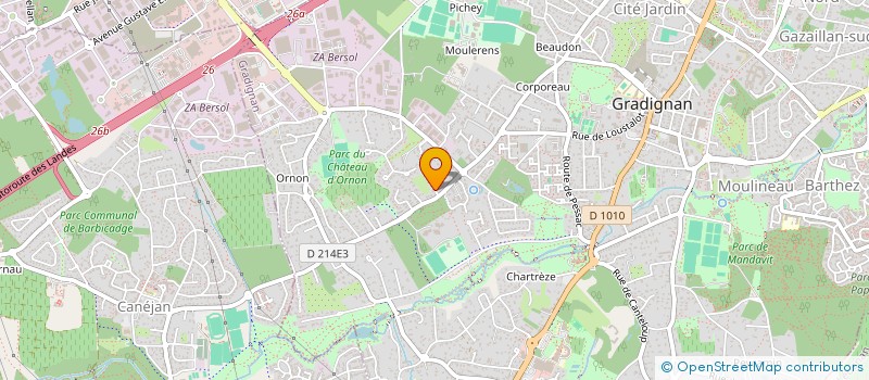 localisation de l'entreprise MELOOTI  GRADIGNAN