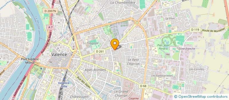 localisation de l'entreprise MELOPEE à VALENCE
