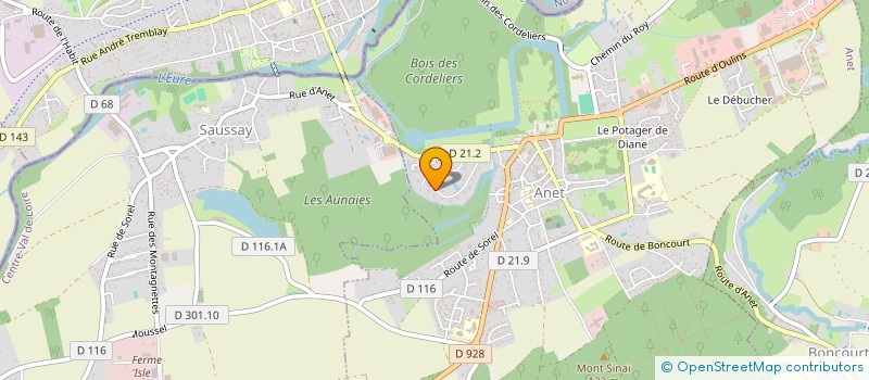 localisation de l'entreprise MELOPIE à ANET