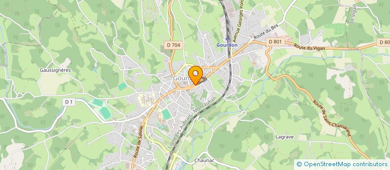 localisation de l'entreprise MELORIANE à GOURDON