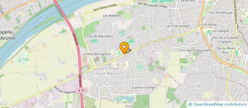 localisation de l'entreprise MELORIEM VITAM  SAINT-PRYVE-SAINT-MESMIN