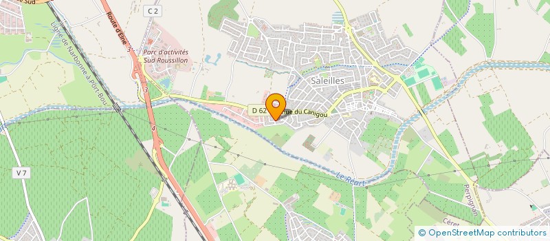 localisation de l'entreprise MELORY  SALEILLES