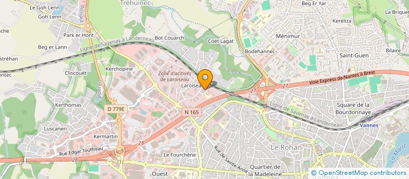 localisation de l'entreprise MELORZO à VANNES