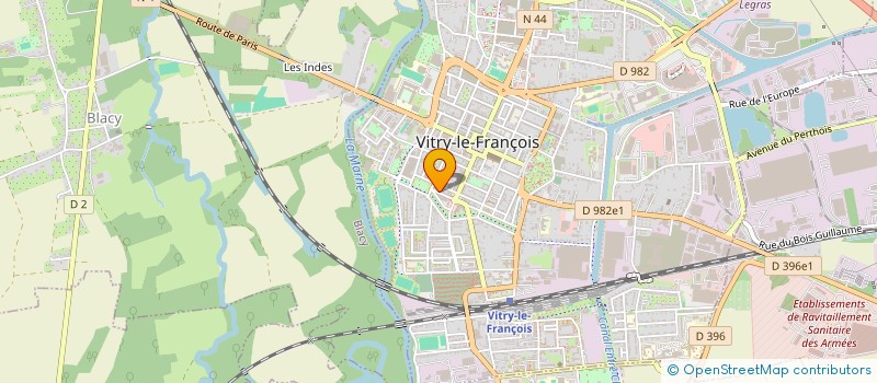 localisation de l'entreprise MELOS  VITRY-LE-FRANCOIS