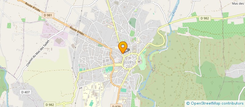 localisation de l'entreprise MELOSA  UZES