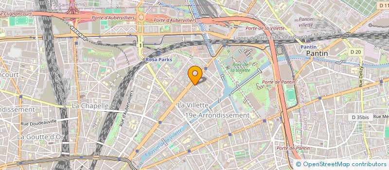 localisation de l'entreprise MELOTEX  PARIS