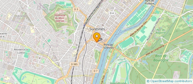 localisation de l'entreprise MELOTRACK à SURESNES
