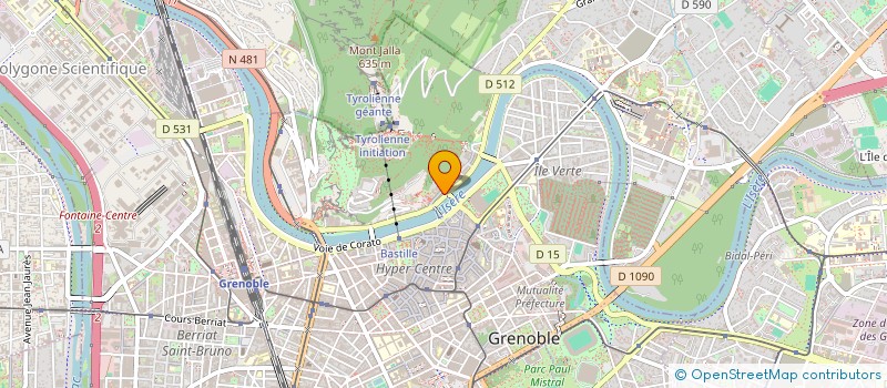 localisation de l'entreprise MELOUIC à GRENOBLE