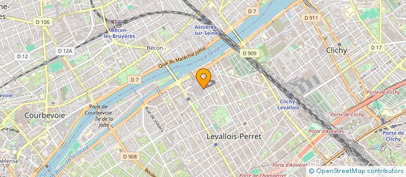 localisation de l'entreprise MELOWMAN à LEVALLOIS-PERRET