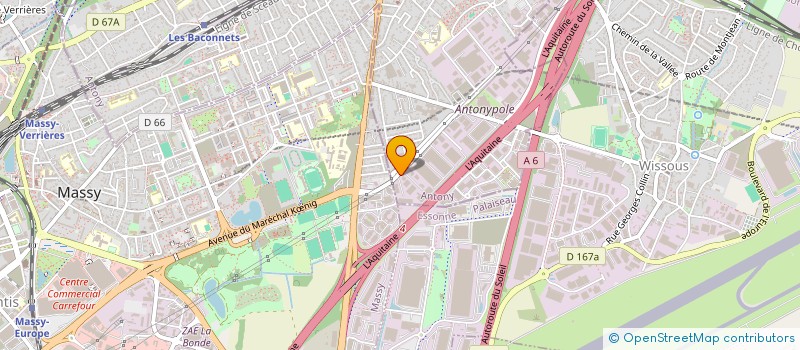 localisation de l'entreprise MELPAC FINANCES à ANTONY