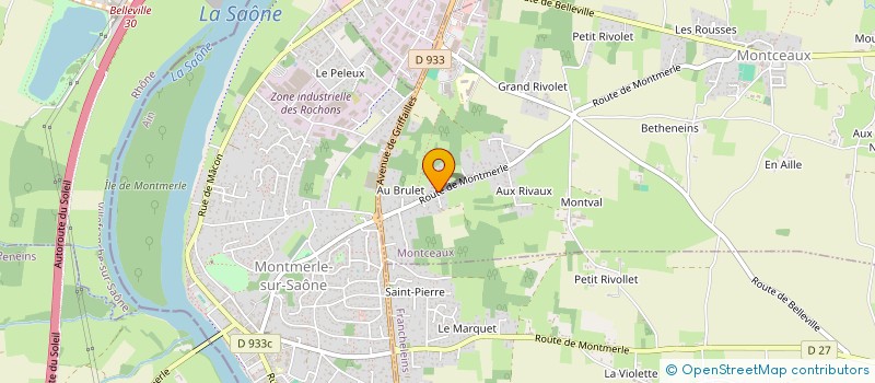 localisation de l'entreprise MELPHI  MONTCEAUX