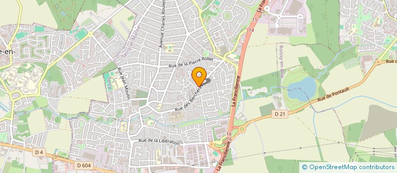 localisation de l'entreprise MELRAOR  PONTAULT-COMBAULT