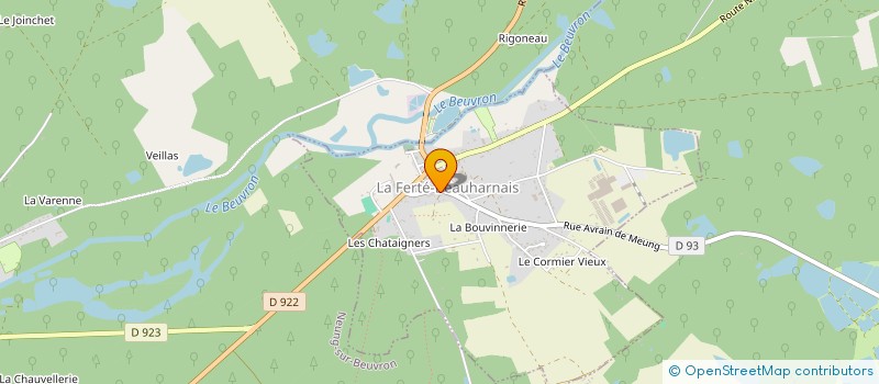 localisation de l'entreprise MELREM  LA FERTE-BEAUHARNAIS