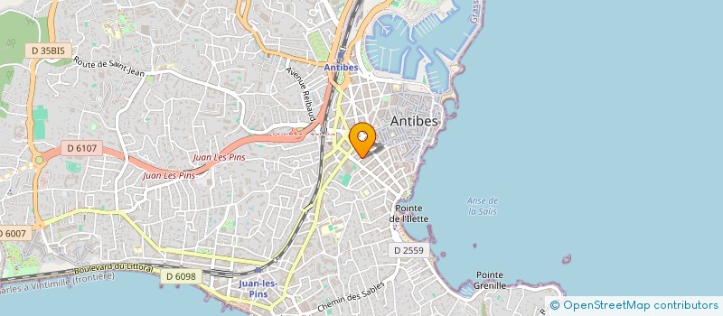 localisation de l'entreprise MELRINE BIEN ETRE à ANTIBES