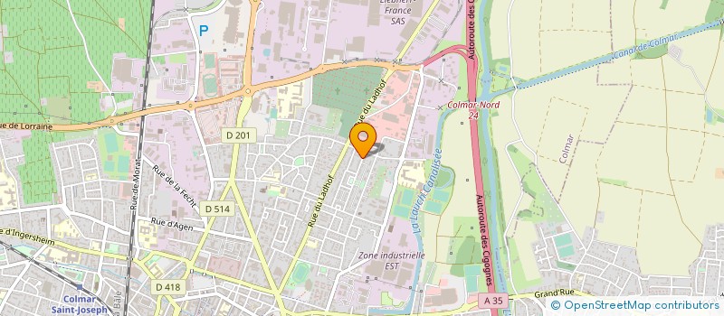 localisation de l'entreprise MELROLISO FRANCE  COLMAR