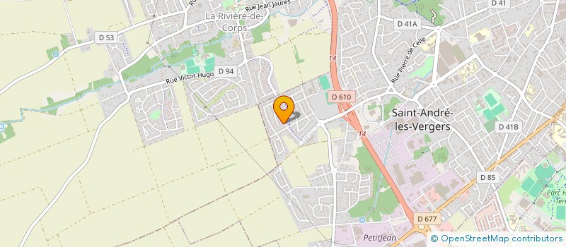 localisation de l'entreprise MELRON  SAINT-ANDRE-LES-VERGERS