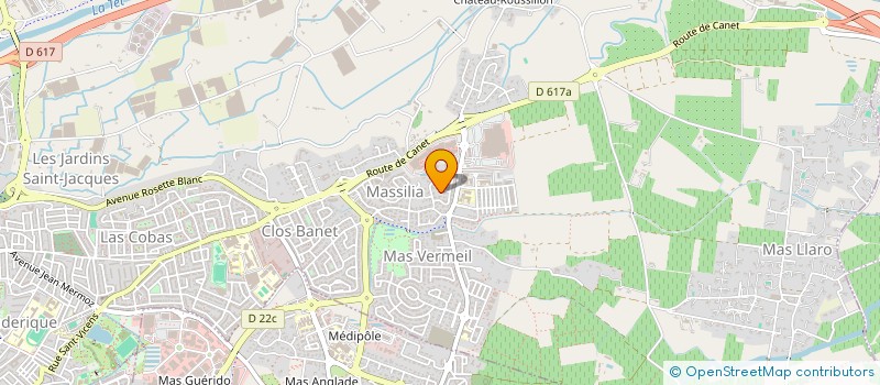 localisation de l'entreprise MELROSE à PERPIGNAN