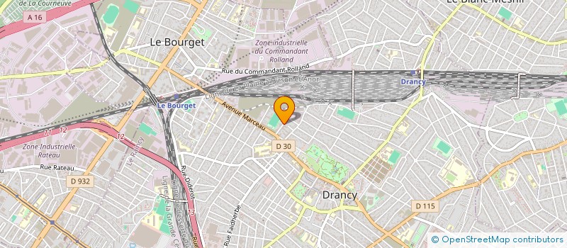 localisation de l'entreprise MELROSE à DRANCY