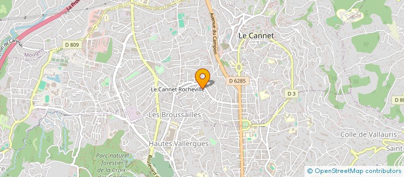 localisation de l'entreprise MELROSE AVENUE  LE CANNET