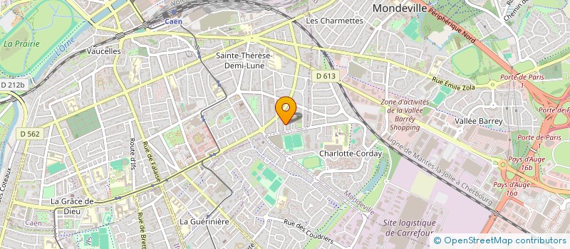 localisation de l'entreprise MELROSE CONSEIL à CAEN