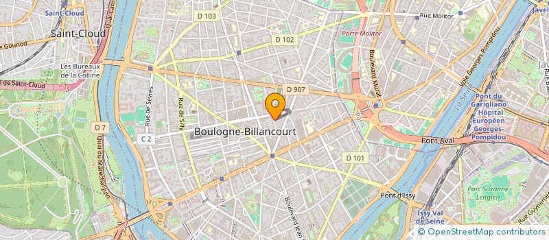 localisation de l'entreprise MELROSE PRESS à BOULOGNE-BILLANCOURT