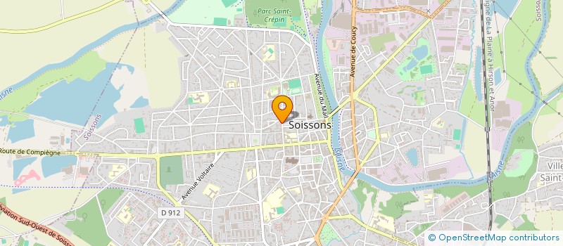 localisation de l'entreprise MELS COMPAGNY à SOISSONS
