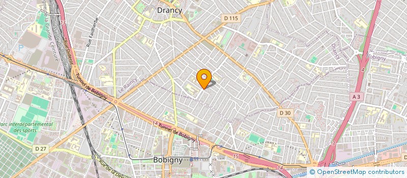 localisation de l'entreprise MELSA à DRANCY