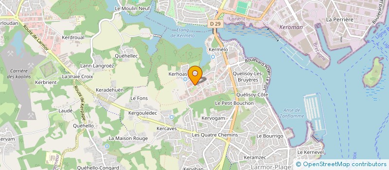 localisation de l'entreprise MELSAND  LARMOR-PLAGE