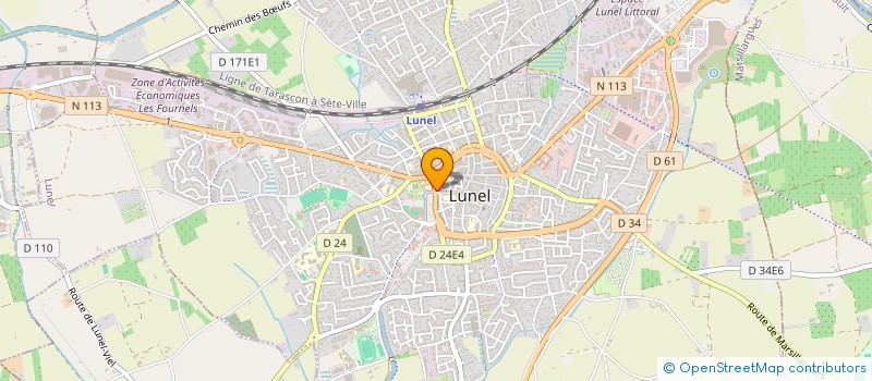 localisation de l'entreprise MELSEB INVESTISSEMENTS à LUNEL