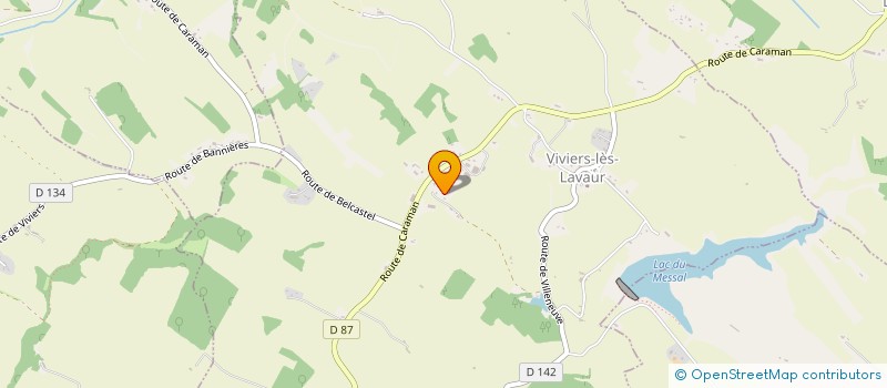 localisation de l'entreprise MELSES  VIVIERS-LES-LAVAUR