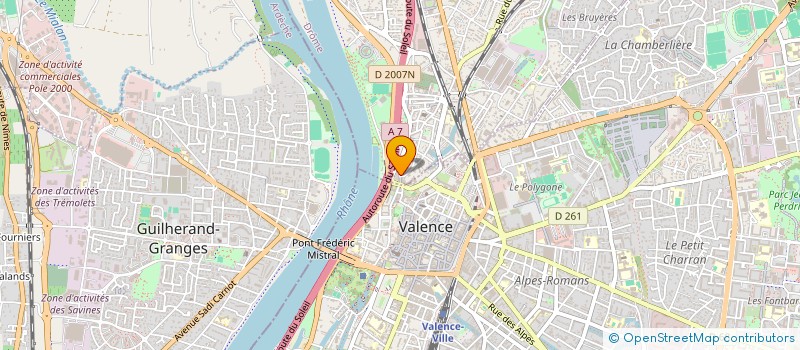 localisation de l'entreprise MELSOPROD  BOURG-LES-VALENCE