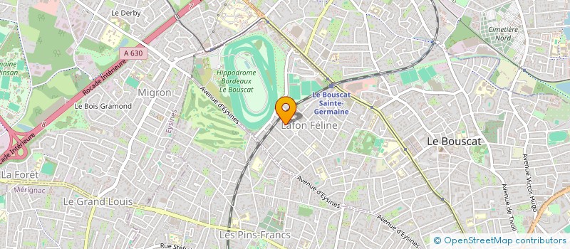 localisation de l'entreprise MELT IMMO  LE BOUSCAT