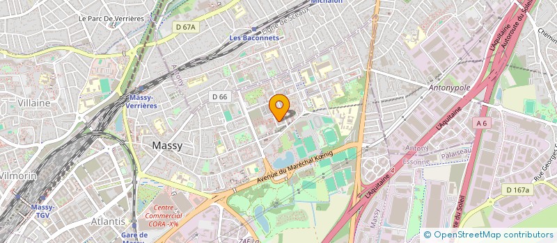 localisation de l'entreprise MELTEK FRANCE à MASSY