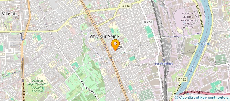 localisation de l'entreprise MELTELECOM à VITRY-SUR-SEINE