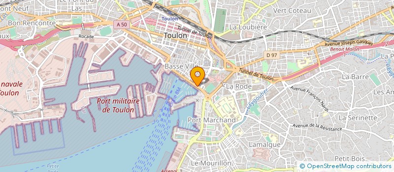 localisation de l'entreprise MELTEM  TOULON