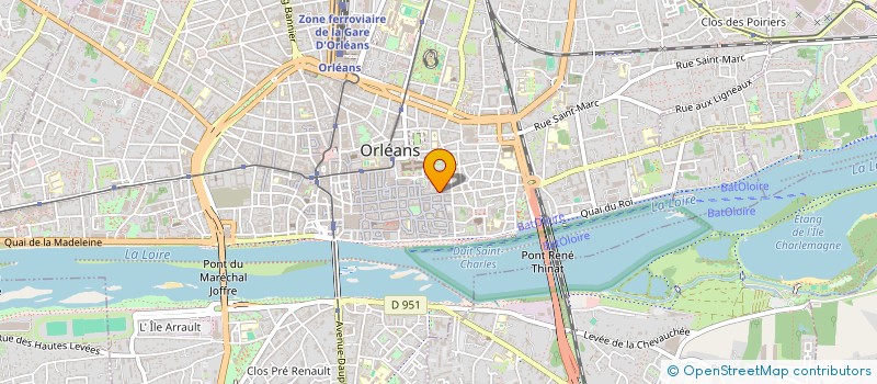 localisation de l'entreprise MELTEM à ORLEANS