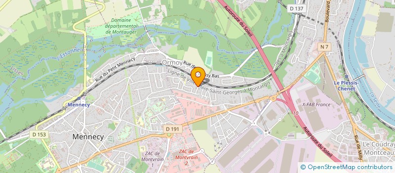 localisation de l'entreprise MELTEMI VTC  ORMOY