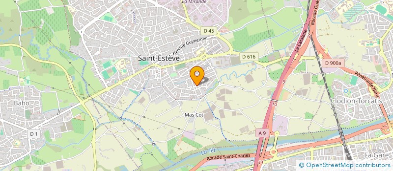 localisation de l'entreprise MELTHIB  SAINT-ESTEVE