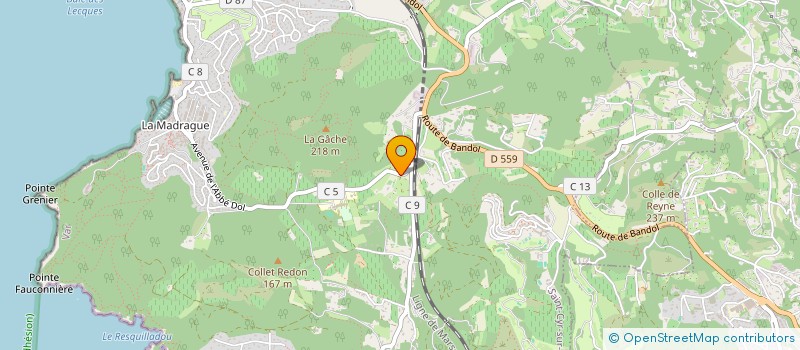 localisation de l'entreprise MELTIFF à SAINT-CYR-SUR-MER