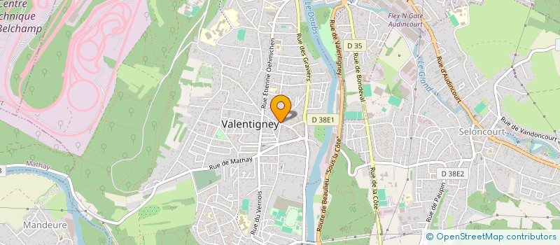 localisation de l'entreprise MELTIN'POTES à VALENTIGNEY