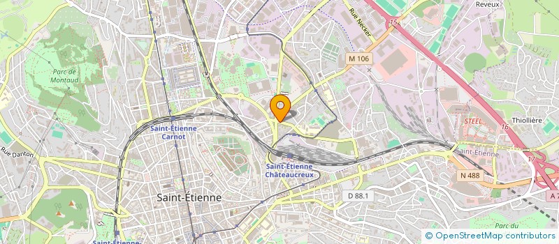 localisation de l'entreprise MELTING CAR à SAINT-ETIENNE