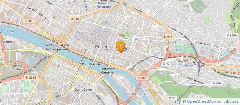 localisation de l'entreprise MELTING CORP à ROUEN