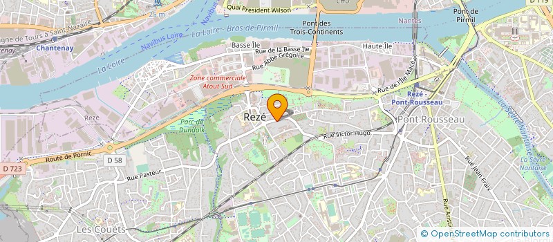 localisation de l'entreprise MELTING NOTES  REZE