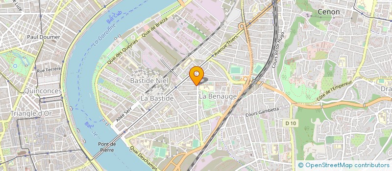 localisation de l'entreprise MELTING PHONE à BORDEAUX